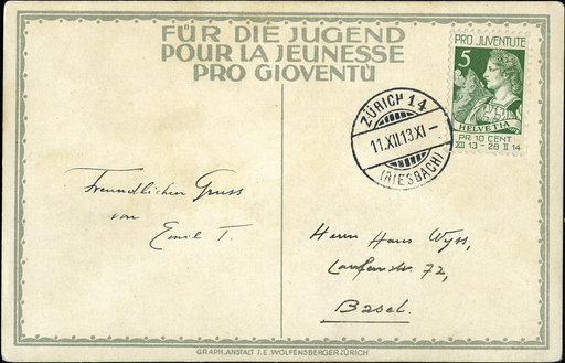 [7390.1.18] 5(+5) Rp. Helvetia, Schnapszahl "11.12.13 "