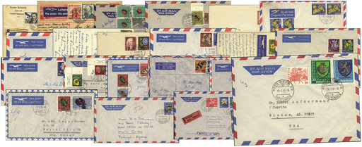 [7390.45.10] 1928-1975, Destinationsbriefe-Kollektion