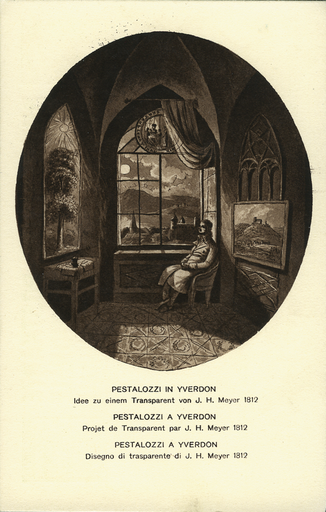[7404.9.01] 1914, 5 Rp. Pestalozzi in Yverdon