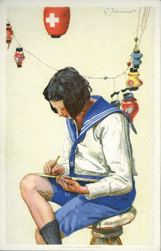 [7404.43.02] 1925, 10 Rp. Lernender Knabe