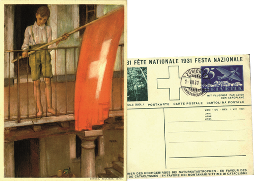 [7404.70.03] 1931, 25 Rp. Knabe mit Fahne