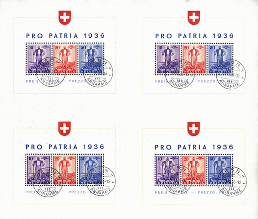 [7410.8.11] 1936, Pro Patria (Eidgenössische Wehranleihe)