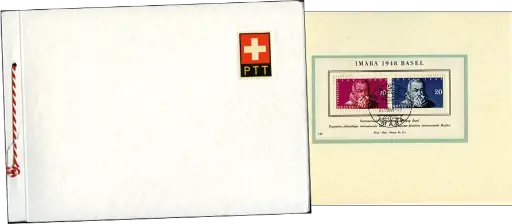[7410.31.04] 1948, Internationale Briefmarkenausstellung in Basel (IMABA), PTT-Geschenkheft