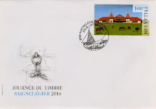 [7411.102.03] 2014, Tag der Briefmarke in Saignelégier