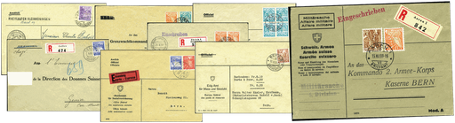 [7420.1937.01] 1937-1942, IKW-Spezialsammlung, 8 tolle Belege