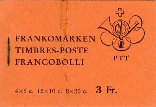 [7593.45.03] 1966, Freimarken, rotorange, Leuchtstoff