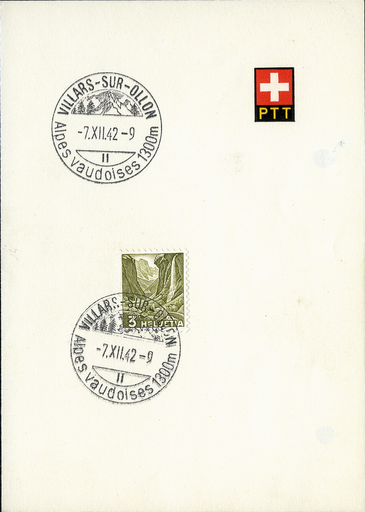 [7599.13.02] 1942, Villars-sur-Ollon, PTT-Bögli
