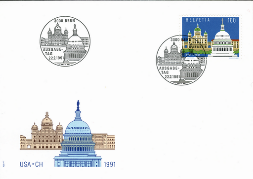 [7303.811.01] 1991, USA-Schweiz