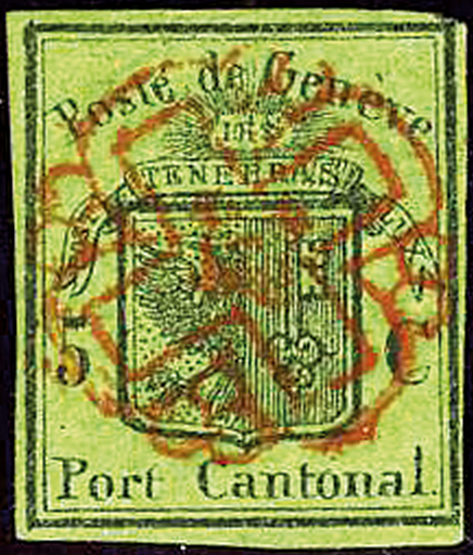 [7017.6.33] 1847, Grosser Adler, vierseitig breitrandig