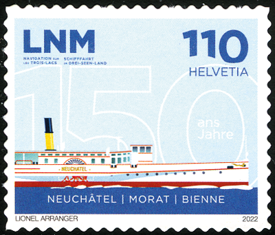 [7300.1912.04] 110 Rp. 150 Jahre LNM Schifffahrt im Drei-Seen-Land