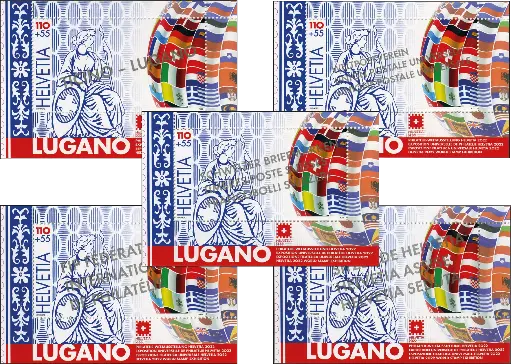 [7410.130.03] 2022, Weltausstellung HELVETIA 2022 Lugano, Komplett-Set