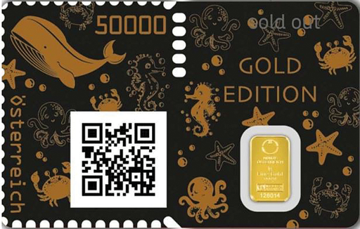 [2910.2022.01] 2022, Crypto-Stamp &quot;Wal GOLD&quot;