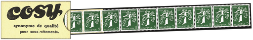 [7592.3.02] 10 x 5 Rp. Landi, französischer Text