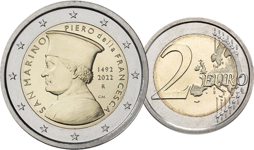 [7983.2022.04] 2022, San Marino, 2 Euro, Piero Della Francesca
