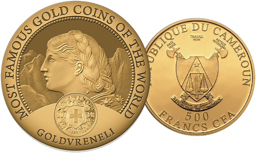 [7983.2022.05] 2022, Offizielle Sondermünze "Goldvreneli" 