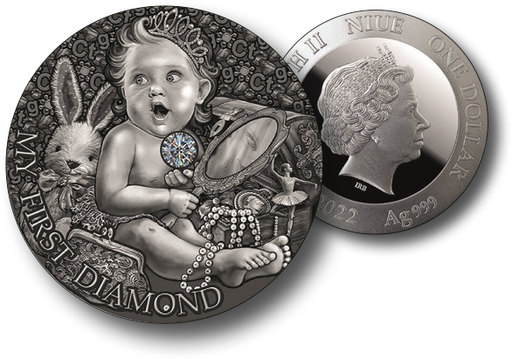 [7984.2022.14] 2022, Mein erster Diamant, Niue