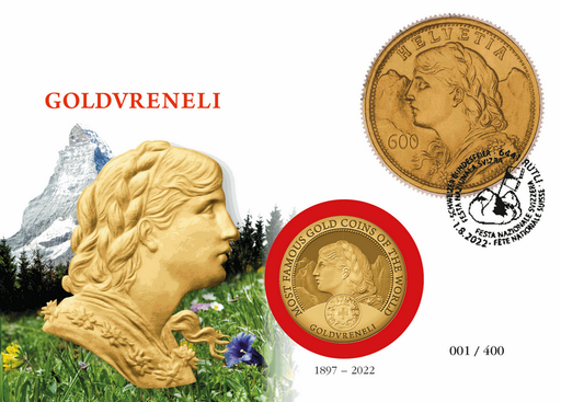 [9959.2022.11] 2022, 125 Jahre ERSTES 20-Franken-Goldvreneli, Republique du Cameroun