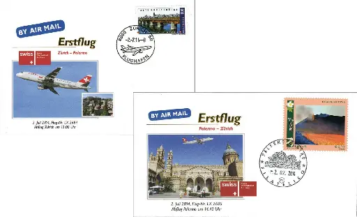 [7371.2014.48] Swiss - Direktflug Zürich-Palermo und retour