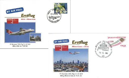 [7371.2014.49] Swiss - Direktflug Zürich-Mailand und retour