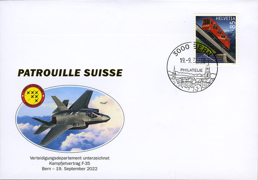 [7371.2022.12] 2022, Verteidigungsdepartement unterzeichnet Kampfjetvertrag F-35