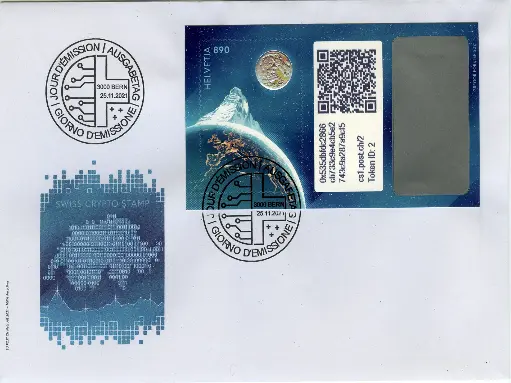 [7322.1.16] 2021, Crypto Stamp "Dent Blanche"