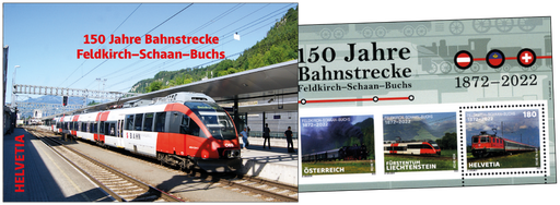 [7593.1924.04] 2022, 150 Jahre Bahnstrecke Feldkirch-Schaan-Buchs
