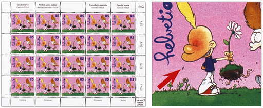 [7300.1112.04] 85 Rp. Frühling, "Bienchen über Blümchen"