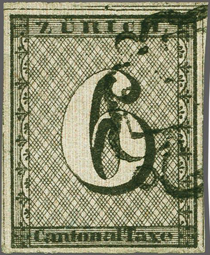 [7013.2.83] 1843, Zürich 6, Type II