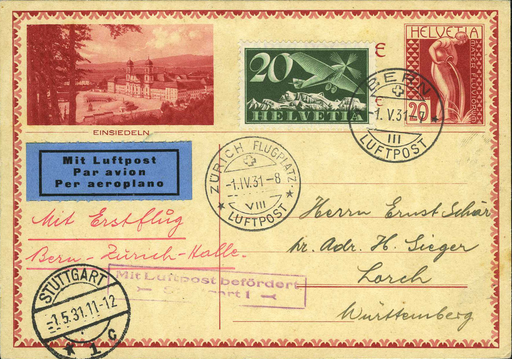 [7373.31.64] 1931, Bern-Zürich-Stuttgart