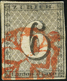 [7013.2.05] 1843, Zürich 6, Type II