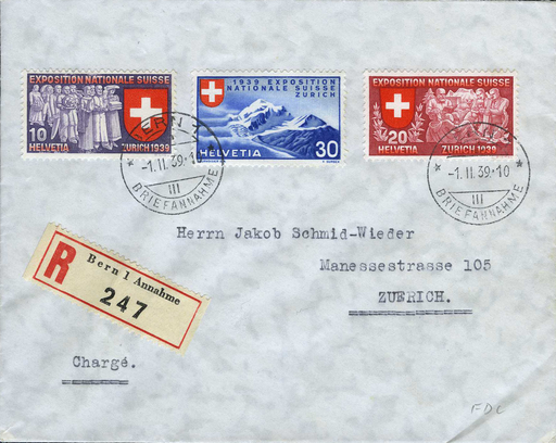 [7303.222.01] 1939, Schweizerische Landesausstellung, französisch