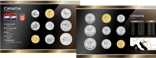 [7993.2022.39] Kursmünzensatz Kroatien - Kuna 2022