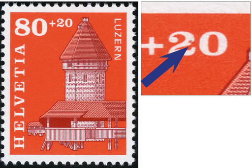 [7410.74.25] 1993, Zugunsten der Kapellbrücke in Luzern, Fleck in der 2