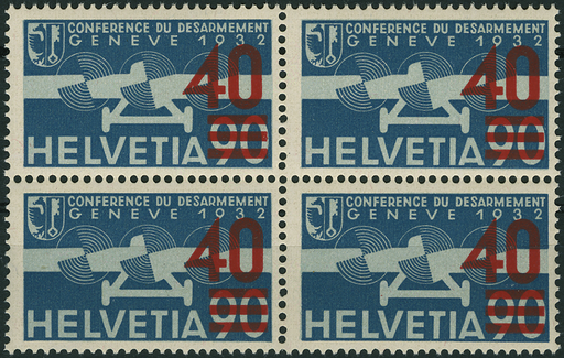 [7375.24.07] 40-90 Rp. Aufdruck dunkelkarminrot
