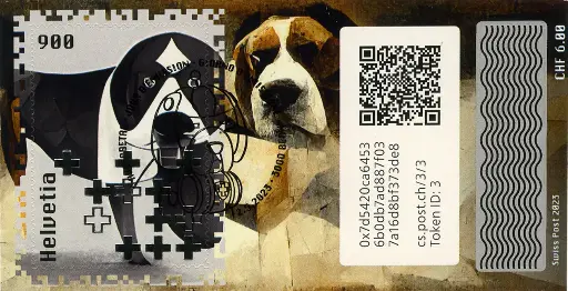 [7321.3.08] 2023, Crypto Stamp "Rocky"