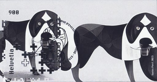 [7321.3.32] 2023, Crypto Stamp "Walter", "grauweiss"