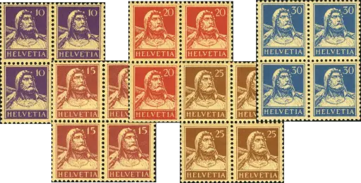 [7305.160.05] 1914-1933, Tellbrustbild