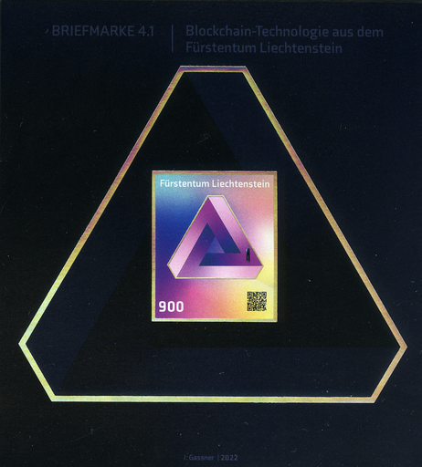 [7820.2064.06] 2023, Briefmarke 4.2 - Blockchain -Technologie, Sonderedition