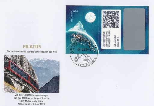 [7322.2023.01] 2023, Pilatus - modernste und steilste Zahnradbahn der Welt