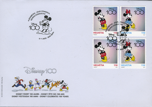 [7303.1979.02] 2023, 100 Jahre Disney Combobeleg