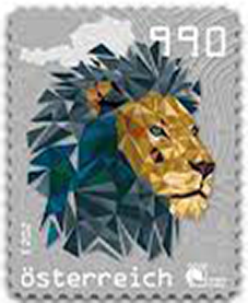 [2910.2023.05] 2023, Crypto Stamp &quot;Löwe schwarz&quot;, Österreich