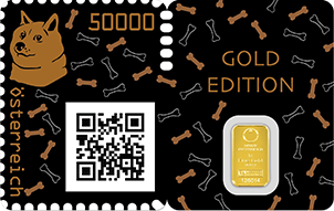 [2910.2021.17] Crypto-Stamp "Doge GOLD"