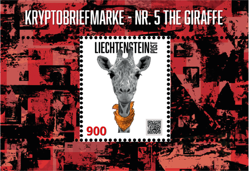 [7829.5.03] 2023, "The Giraffe" Halstuch orange