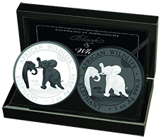 [7985.2024.01] 2024, Elefanten-Set "Black & White", Somalia