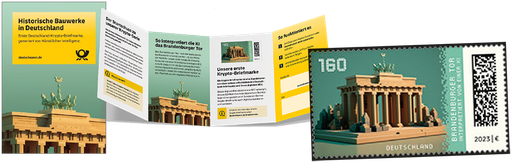 [1500.2023.01] Krypto-Briefmarke "Brandenburger Tor"