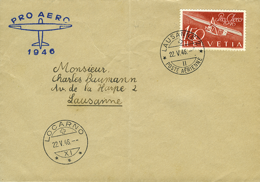 [7371.41.10] 150 Rp. Schulgleitflugzeug, Strich über der 1