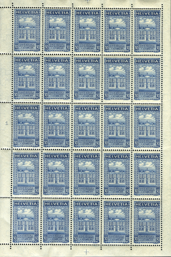 [7300.168.04] 1924, 50 Jahre Weltpostverein, Zähnungsunikat!