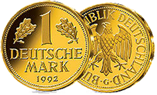 [1400.1992.01] 1992, 1 Mark Münze, BRD