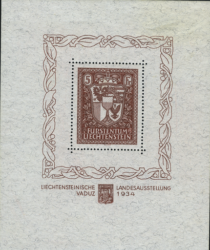 [7820.104.13] 1934, Zur Liechtensteinischen Landesausstellung, Vaduz