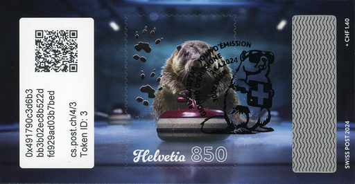 [7321.4.06] 2024, Crypto Stamp "Curling"